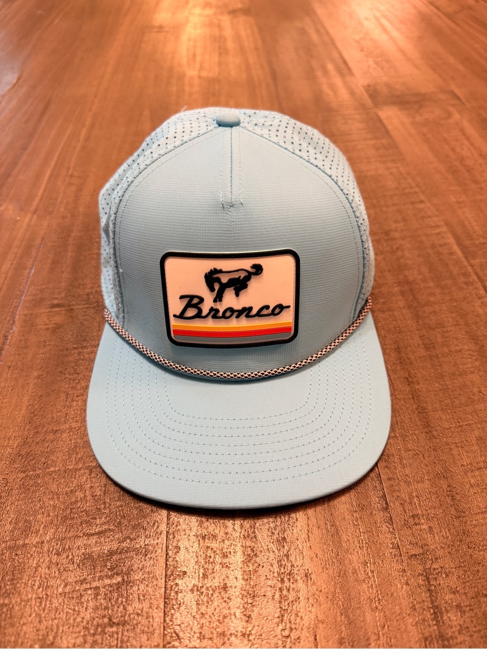 American Needle Ford Bronco Structured A-Frame Blue Mens Trucker Snapback Hat